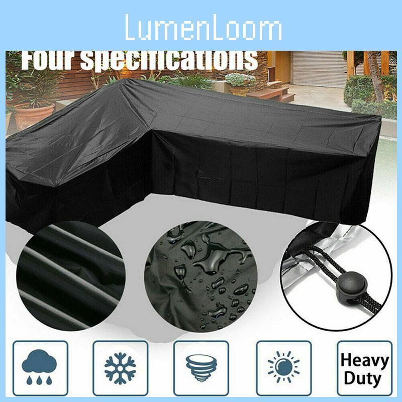 L Shape All Purpose Covers Waterproof Corner Furniture Cover For Outdoor Garden And Patio Furniture