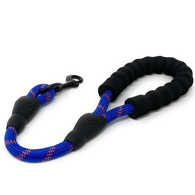 Dog Leash Short Leashes For Dog Walking Reflective Dogs Leash Comfortable Handle Pet Chain Rope Dogs Leashes Pet Supplies
