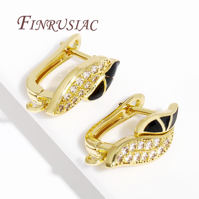 Accessories For Earrings 18K Gold Plated Earring Hooks Shvenzy Earwires Fasteners For Earrings,DIY Women's Jewelry Making