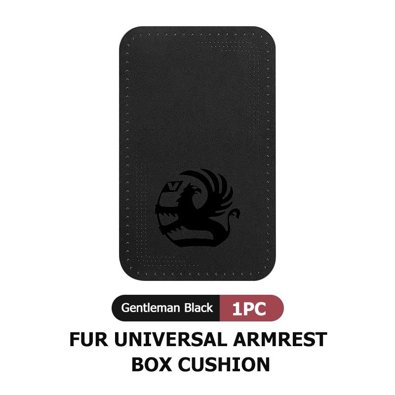 For Vauxhall Breathable Leather Car Logo Armrest Box Cover Central Armrest Protective Pad Tigra Corsa VXR Astra D G J H Zafira