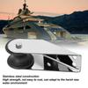 Boat Bow Anchor Roller Bracket Scratch Proof 304 Stainless Steel Bow Anchor Roller Reduce Friction Secure Attachment for Yacht