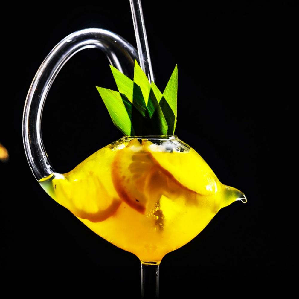 Glass Cup Creative Swanshape Shape Cocktail Goblet Glass Personality Goblet Party Bar Drinking Cup Champagne Wine Juice Cup