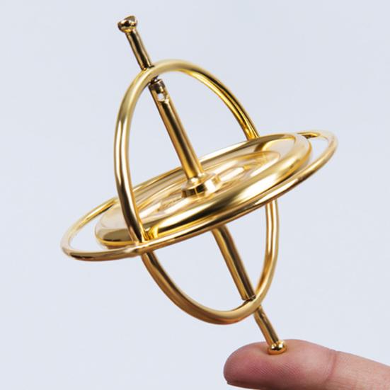 Dynamical Gyroscope Educational Classic Rust-proof Rotating Gyro Stress Reliever for School