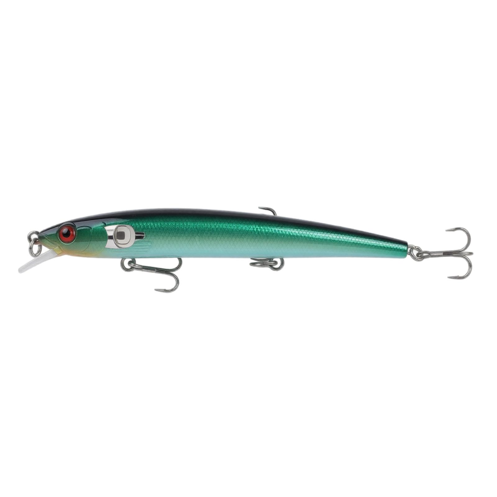 

Fishing Lure Hard Bait Floating Laser Long Distance Casting Lure Freshwater Saltwater Bass Pike Fishing Tackle Artificial Bait one size