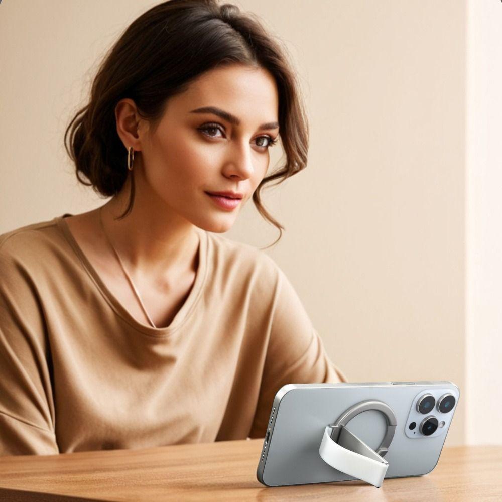 Foldable Phone Ring Holder Magnetic Phone Stand Universal Cell Phone Grip Stand  For MagSafe
