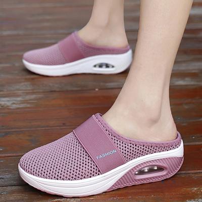 Fashion Women Sandals Fashion Female Slides Wedges Platform Shoes Sandals Woman Slippers Breathable Mesh Lightweight Ladies Shoes Sandal