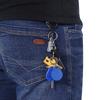 60cm Nylon Wire Rope Retractable Key Ring Keychain Recoil Keyring for Outdoor Use