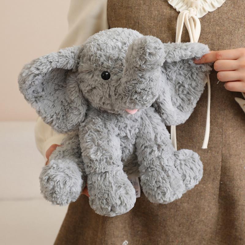 1Pc 25cm Fluffy Lions Fox Piggy Cattle Peluche Toy Cute Sitting Animal Elephant Koala Bear Monkey Cow Polar Bear Dolls for Kids