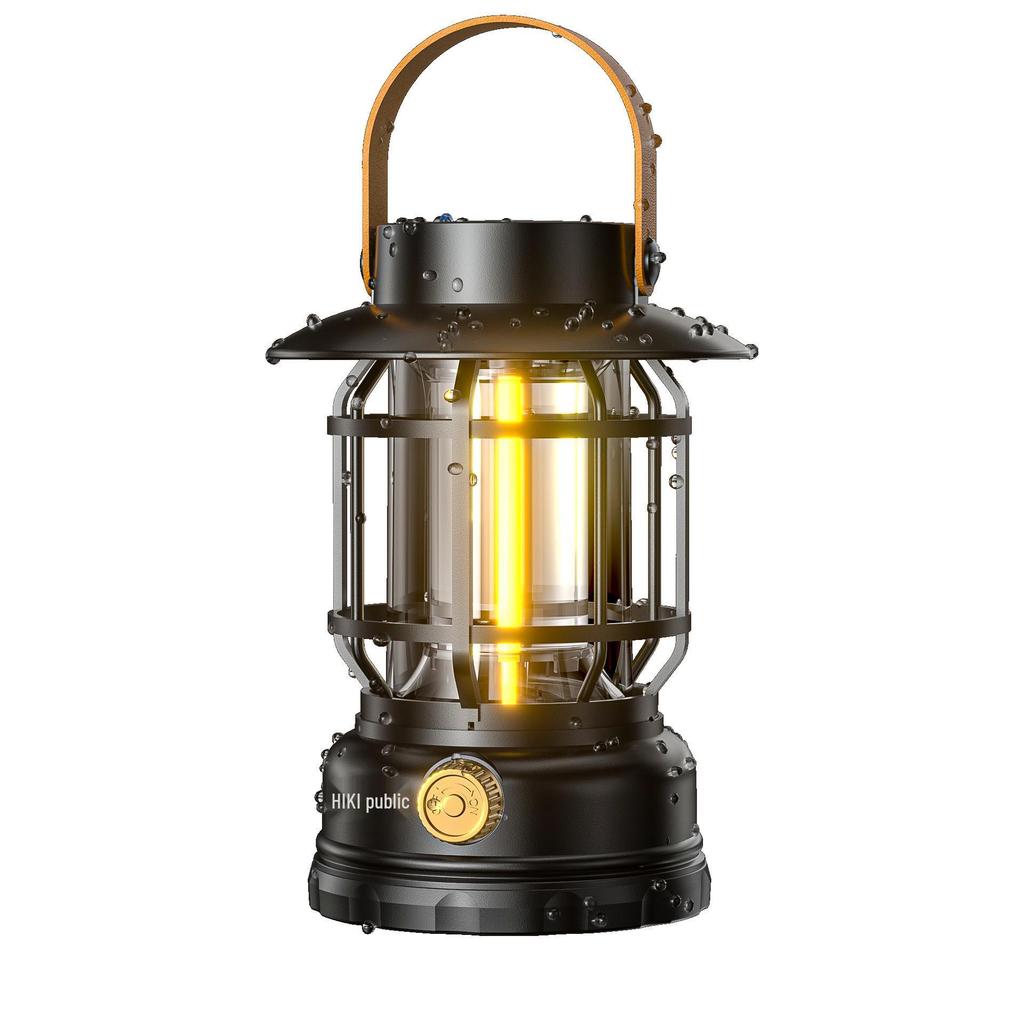 Solar-Powered Long-Lasting Camping Kerosene Lantern for Outdoor Ambient Light and Tent Lighting