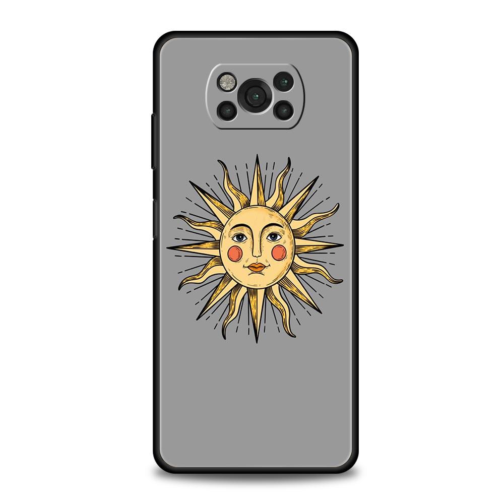 Sun Moon Angel Eyes Phone Case For Xiaomi Mi Poco X3 NFC M3 F4 F3 M4 X4 Pro 5G Note 10 12 Lite 11 11T 10T 13 12T Pro 9T Cover