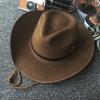Cowboy Hat Men's Spanish Straw Hat Women's Summer Travel Sun Protection Big Edge Sun Hat Foldable Woven Beach Hat