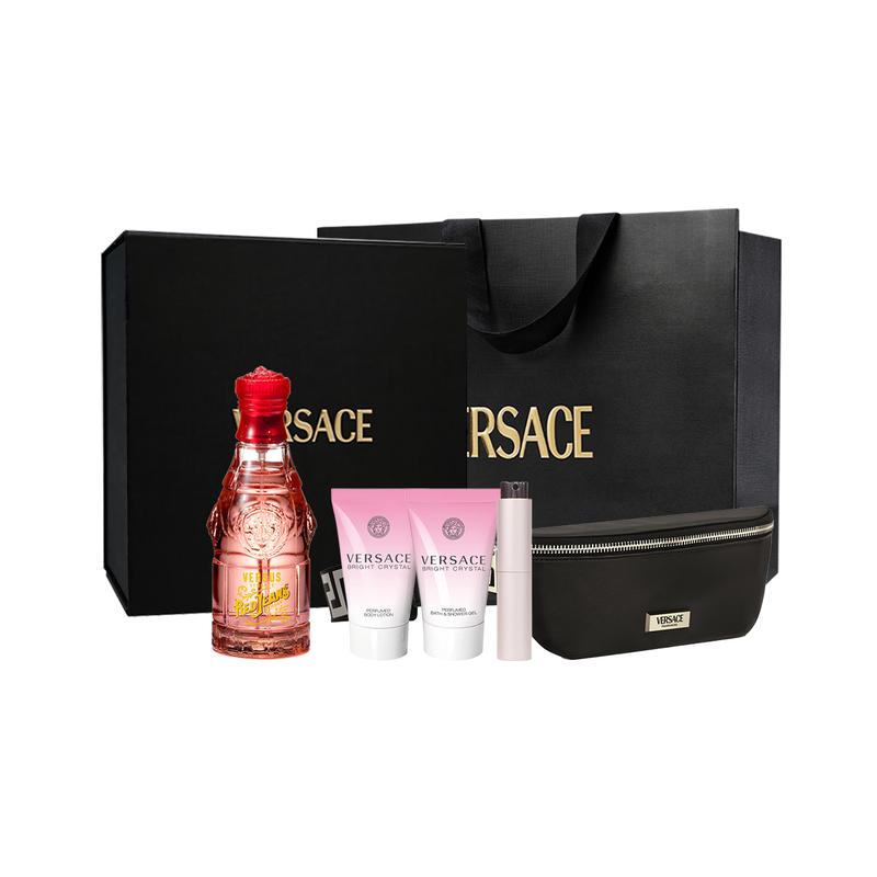 Versace Red Denim Eau de Toilette Eau de Toilette EDT + 5235823 5235823-75ml set