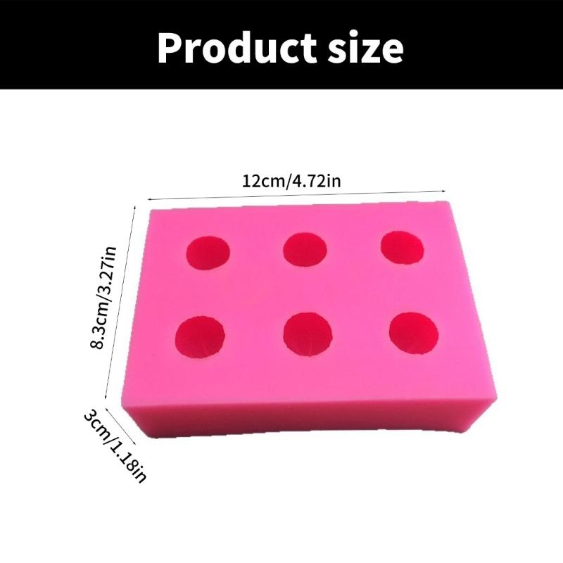 3D Tangerine Silicone Molds For Baking Mousses Cake Chocolate Dessert Puddings Jelly Ice Creams Easy Demold 6 Cavity