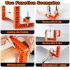 90 Degree Right Angle Locator 3/4 Inch Right Angle Clamps L-shaped Right Angle Ruler Professional Positioning Square Clamping