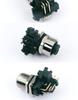 M12 Aviation Waterproof Gold-Plated Bent Pin PCB Solder Connector: Male/Female Socket, 2/3/4/5/8 Pin.