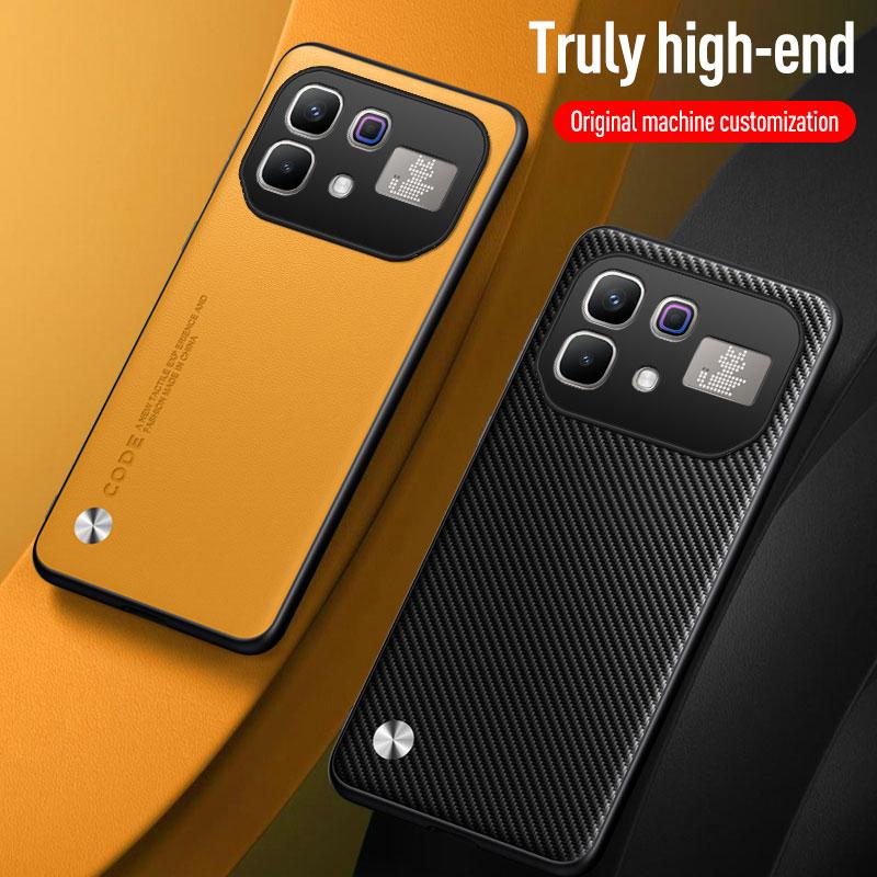 EUCAGR Luxury PU Leather For Infinix Note 60 Pro Silicone Shockproof Phone Case Back Cover For Infinix Note 60Pro Bumper Fundas