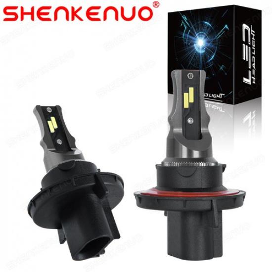 2PCS H13 9008 LED Headlight Bulb Kit High Low Beam For Jeep Wrangler 2007-2022