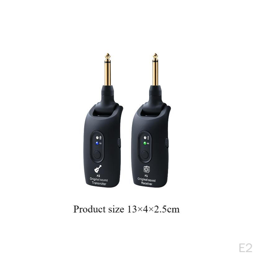 2x Audio Transmitter Receiver Guitar for Violins