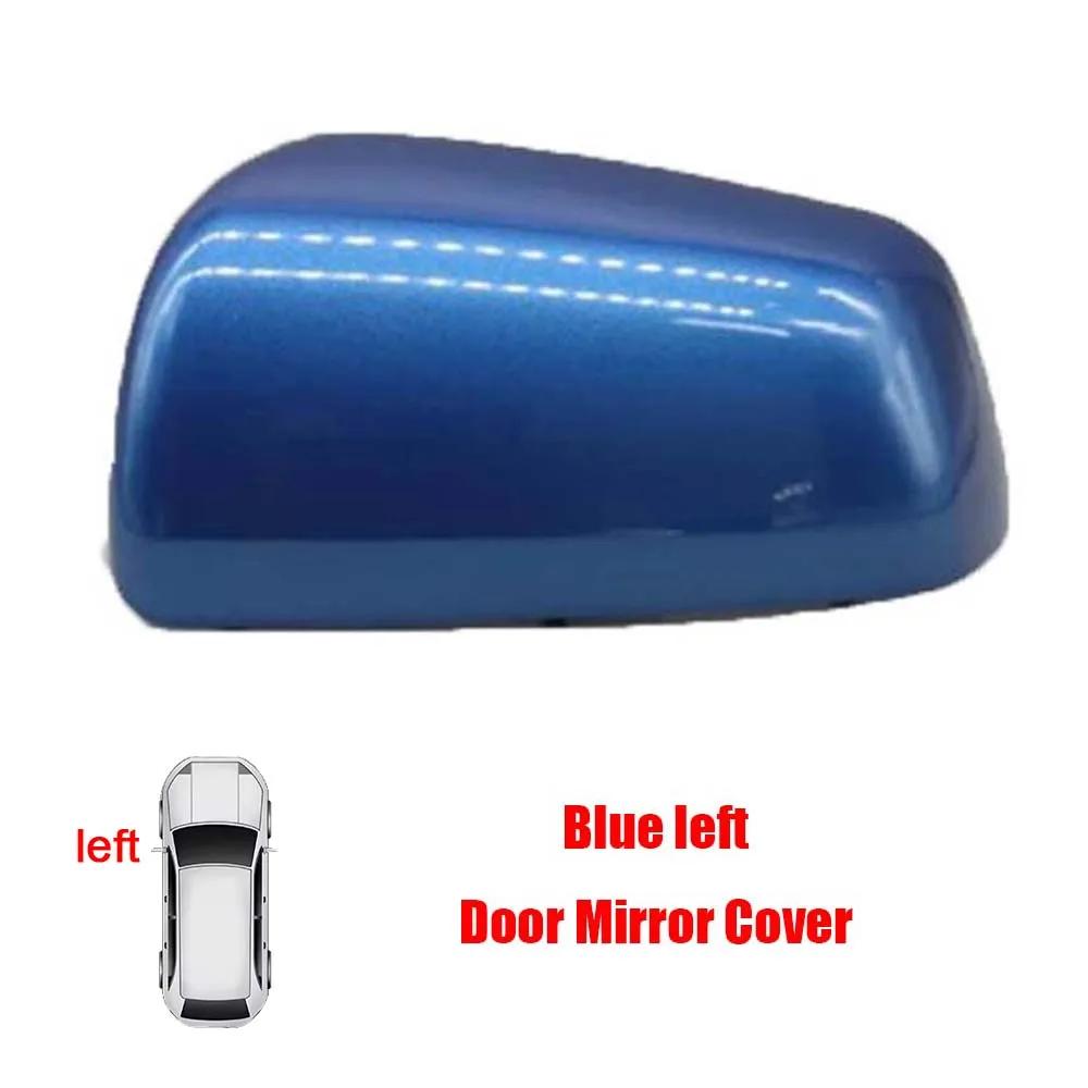 Car Protective Cover Door Mirror Shell For Mitsubishi Evo X Lancer EX 2008-2012 Blue Red White Orange Rearview Accessories