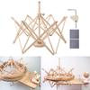 Wooden Umbrella Yarn Winder,Crochet Accessories,Sturdy,Lightweight,Knitting Holder,Portable for