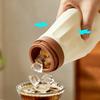 2 in 1 Ice Cube Bottle Portable Silicone Ice Cube Cup with Ice Cube Mold Easy Press to Release Ice Maker for Outdoor Travel Home Office