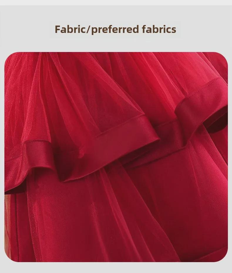 Summer Princess Dress for Girls - High-End Tulle Skirt & Flower Girl Catwalk Costume