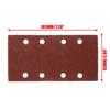Sandpaper Mixed Grits Aluminium Oxide 80-240Grits 93*185mm Wear Resistance