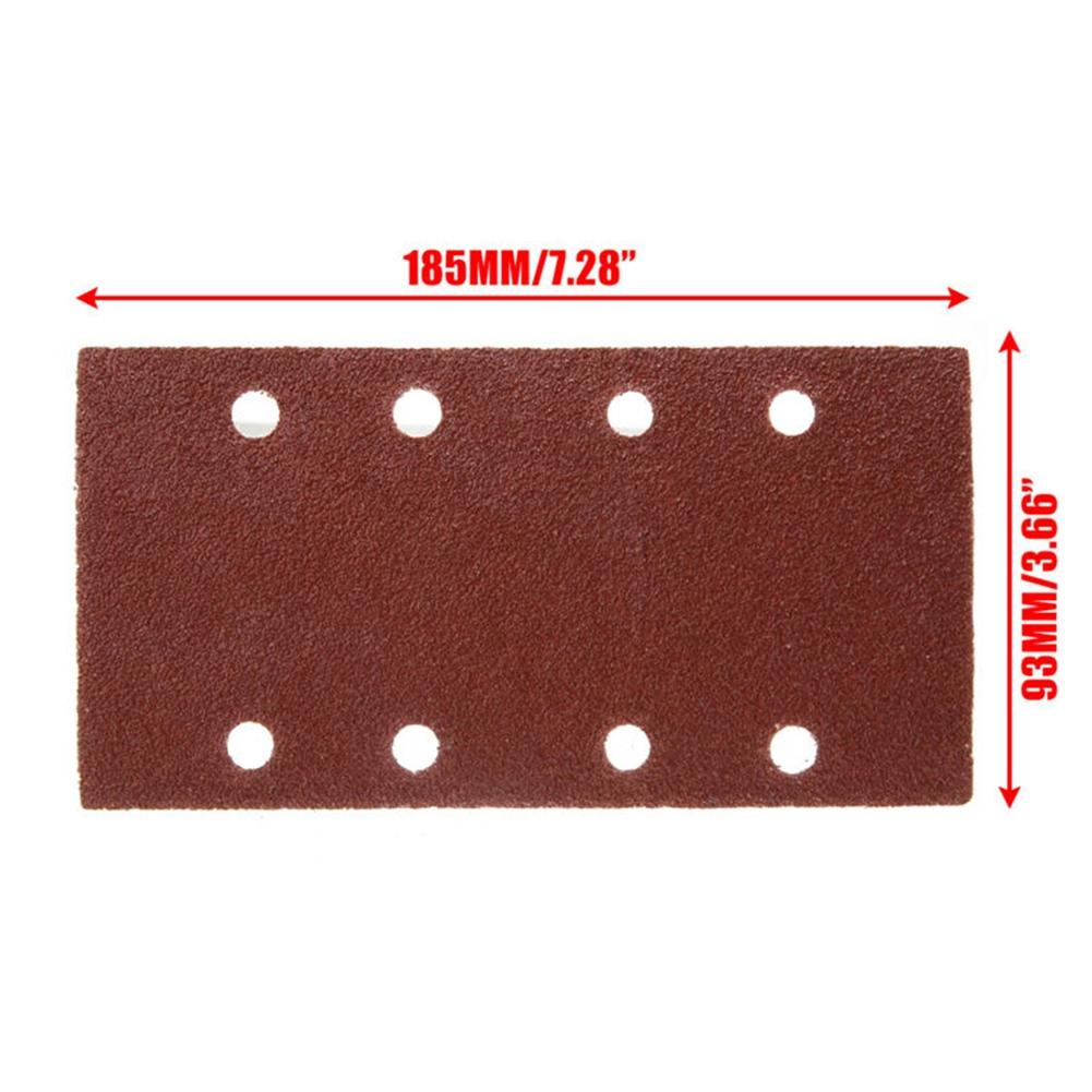 Sandpaper Mixed Grits Aluminium Oxide 80-240Grits 93*185mm Wear Resistance