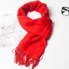 2024 Women's & Men's Beige Plaid Scarf - Versatile Japanese Style Winter Shawl