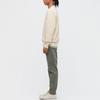 UNIQLO Solid Color Loose Fit Crew Neck Sweatshirt Unisex sweatshirt Light-Beige 444966-30