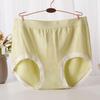 Plus Size Modal Cotton Seamless Mid-High Waist Triangle Panties for Women