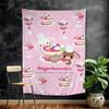 Sugarbunnies Anime Kawaii Movie Anime Tapestry Hanging Tarot Hippie Wall Rugs Dorm Home Decor