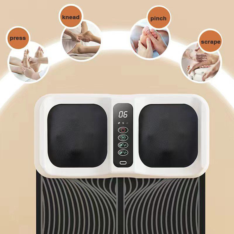 USB rechargeable dual-purpose foot massager foot roller massage/pulse foot reflexology