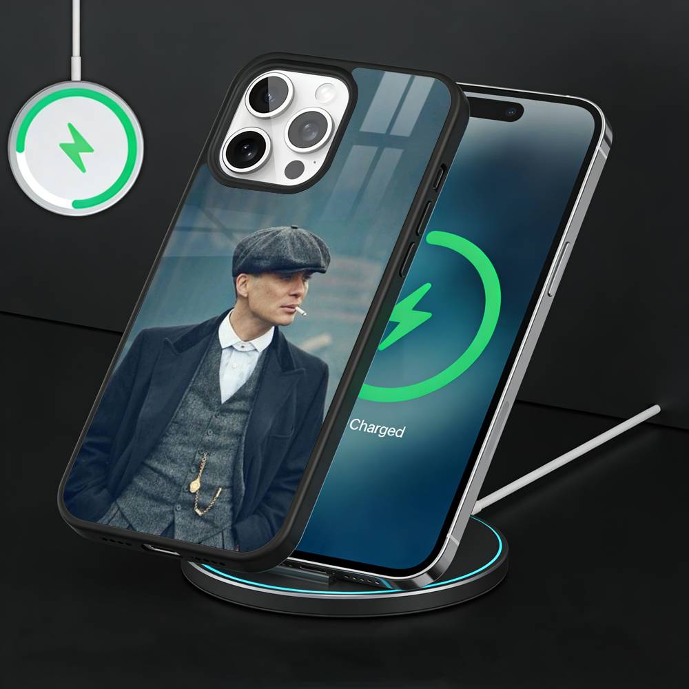 TV P-Peaky Blinders tommy shelby Phone Case For iPhone17,16,15,14,13 Plus,Pro Max Magnetic For Magsafe Wireless Charging