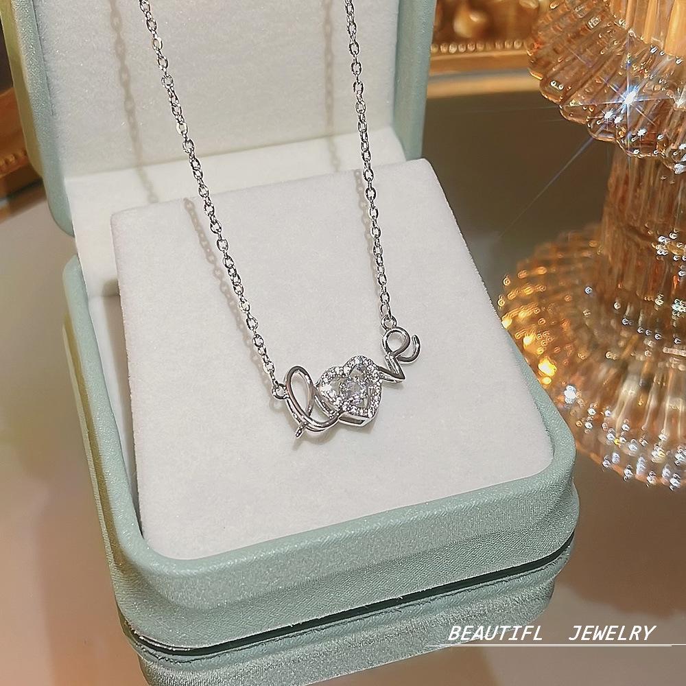 Korea's Best-Selling Clavicle Pendant Necklace - Super Fairy Titanium Steel Jewelry for Women