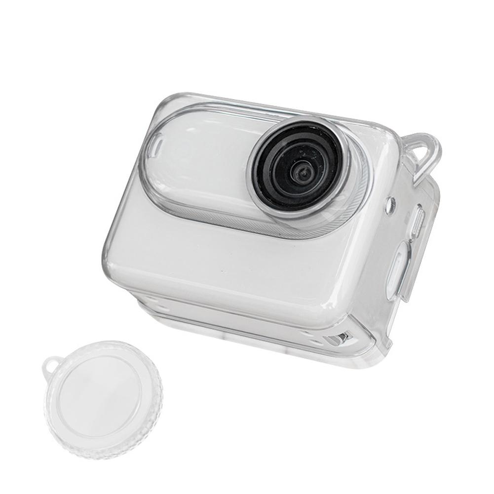 Transparent Case For Insta360 GO 3S Silicone Protective 3 Action Sleeve Cover Accessories Anti- Z1W7