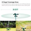 Adjustable Green 360 Degree Rotating Stent Style Lawn Sprinklers Irrigation System 12*12*23CM