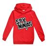 Nye Spy Ninjas Børnetøj Bomuld Hættetrøje Streetwear Sweatshirt Tegneserie Pullover Hip Hop Teenager Drenge Piger Tøj