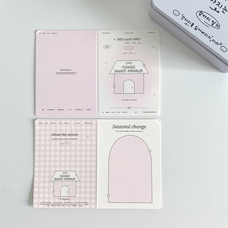 Mini Fold-Over Greeting Card Stock: DIY Message Holder & Decorative Package