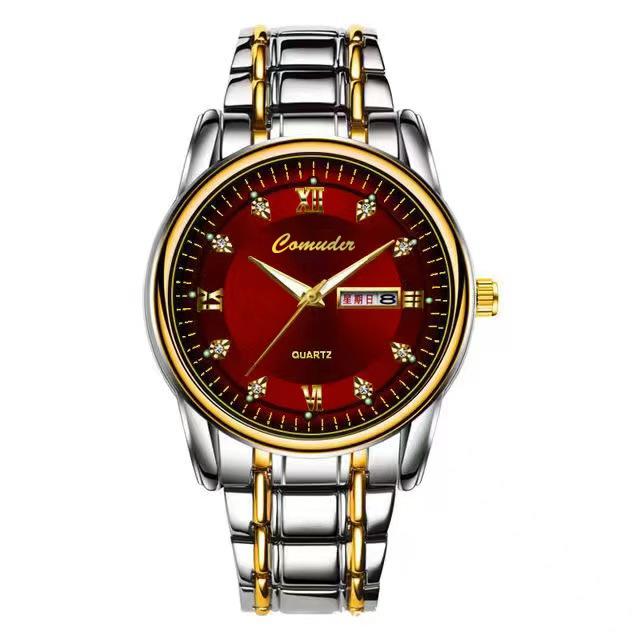 Watch Men's Double Calendar Quartz Watch Business