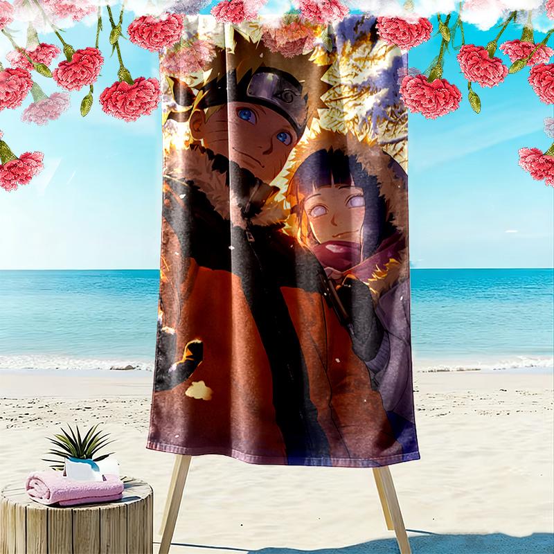1pc naruto Beach Towel, Outdoor Activities Perfect Summer Travel Supplies, As A Gift for Festivals