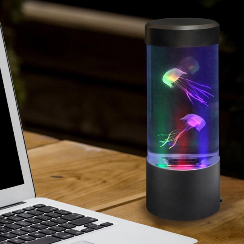 Creative Medium Jellyfish LED Light - Color-Changing USB Night Lamp