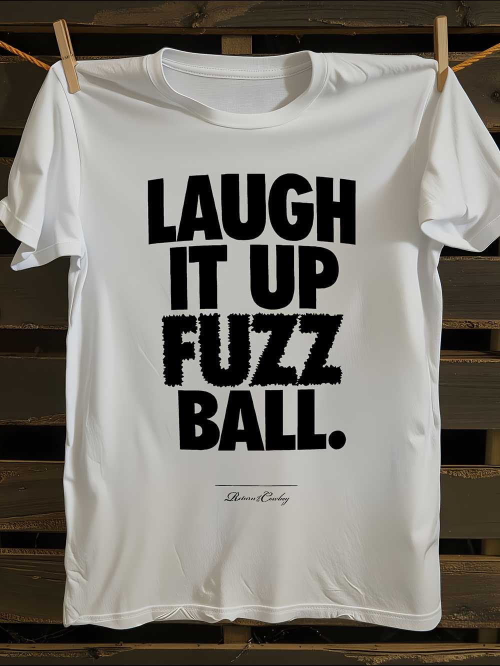 

s Vintage Laugh It Up Fuzz Ball T-Shirt Mens Tshirt Womens Tshirts with Letters Print Short Sleeves T-Shirt Casual Street Tee Shirt Top XXXL