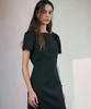 Lamerei See-Through Boat Neck Dress[Lmbfco24Dr802]-Black
