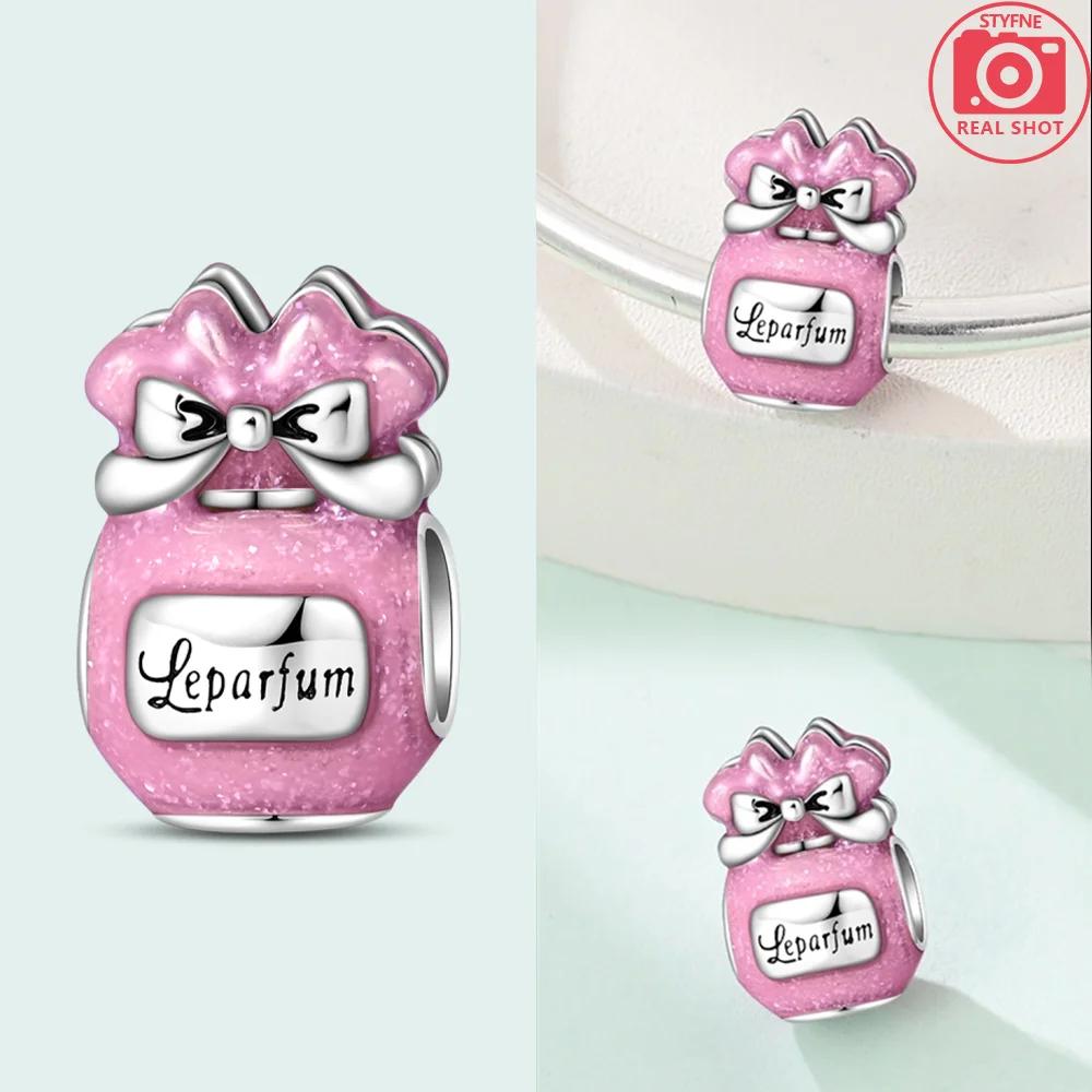 Original Copper Cute Pets Rabbits Elephants Perfume Bottle Charms Beads Fit Bracelet Accessory Jewelry Women Diy