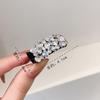 Exquisite Rhinestone Hair Clip Small Size Acetate Duckbill Hairpin For Women Girls Bangs Ponytail Holder Daily Headwear