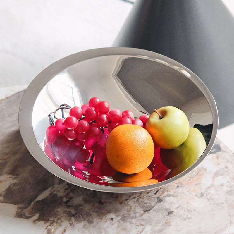 Light Luxury Fruit Plate Ornaments Nordic Style Ins Fashion Art Home Snack Basin Model Room Designer Decorations