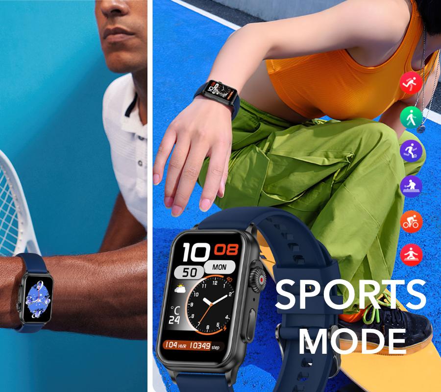 Smartwatch Rubicon Rncf06 Czarny Silikon