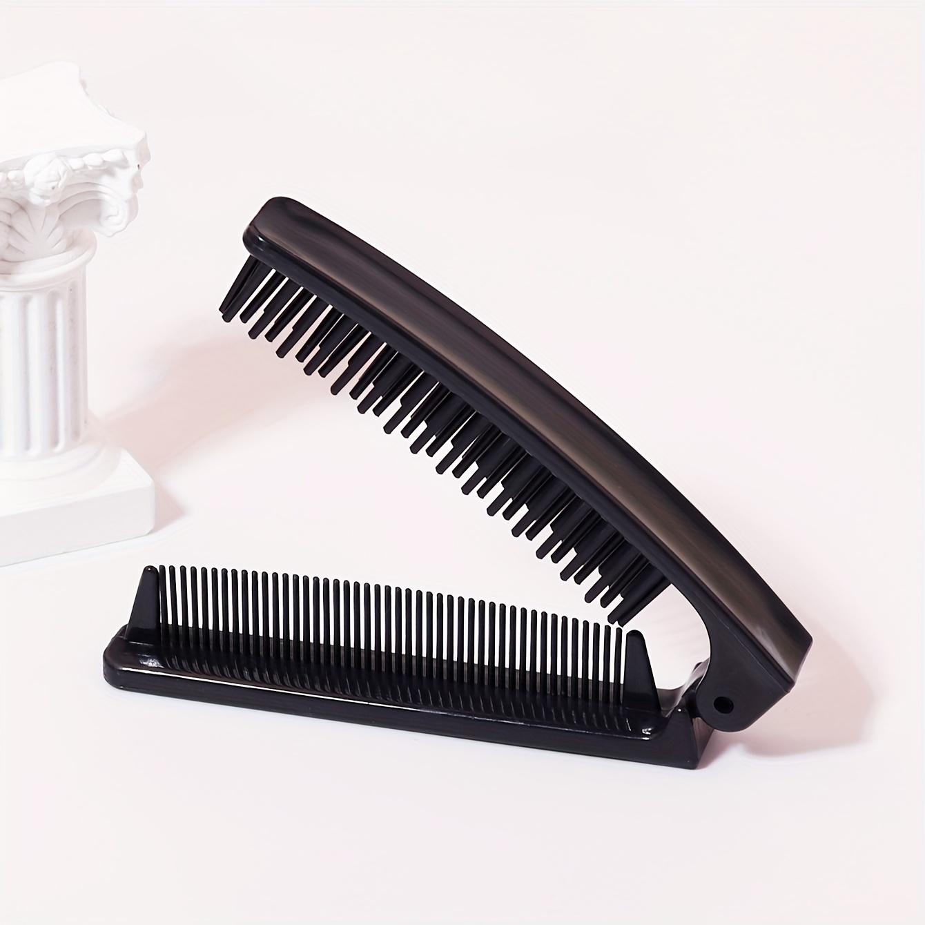 

Compact Folding Hair Comb for Travel - Portable, Pocket-Sized, Design with Durable Plastic Bristles & ABS Handle