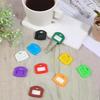 20PCS Random Colorful Silicone Key Covers For Easy ID - Flexible & Durable Identifier Tags Organize Keys